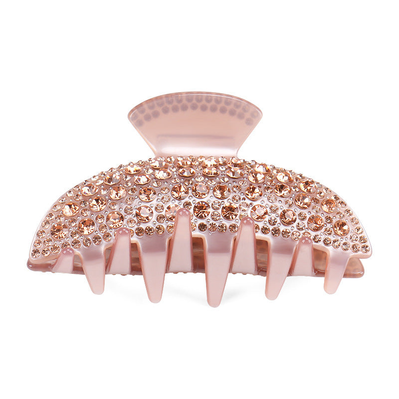 Vintage Rhinestone Women's Cellulose Acetate Sheet Barrettes