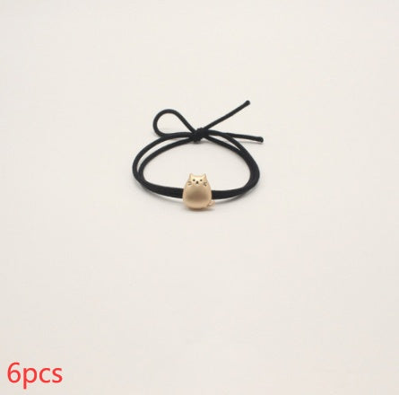 Women's Fashion Simple Cat-shaped Hair Ring