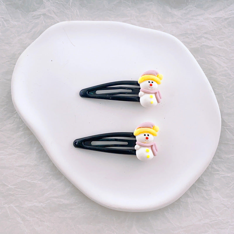 Children's Fashion Simple Christmas Hair Clip