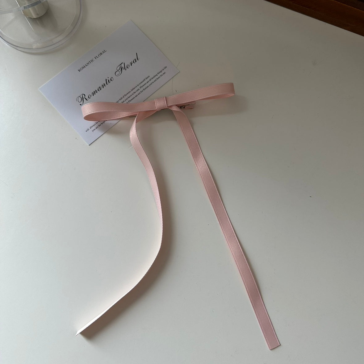 Bow Hair Clip Streamer Headpiece