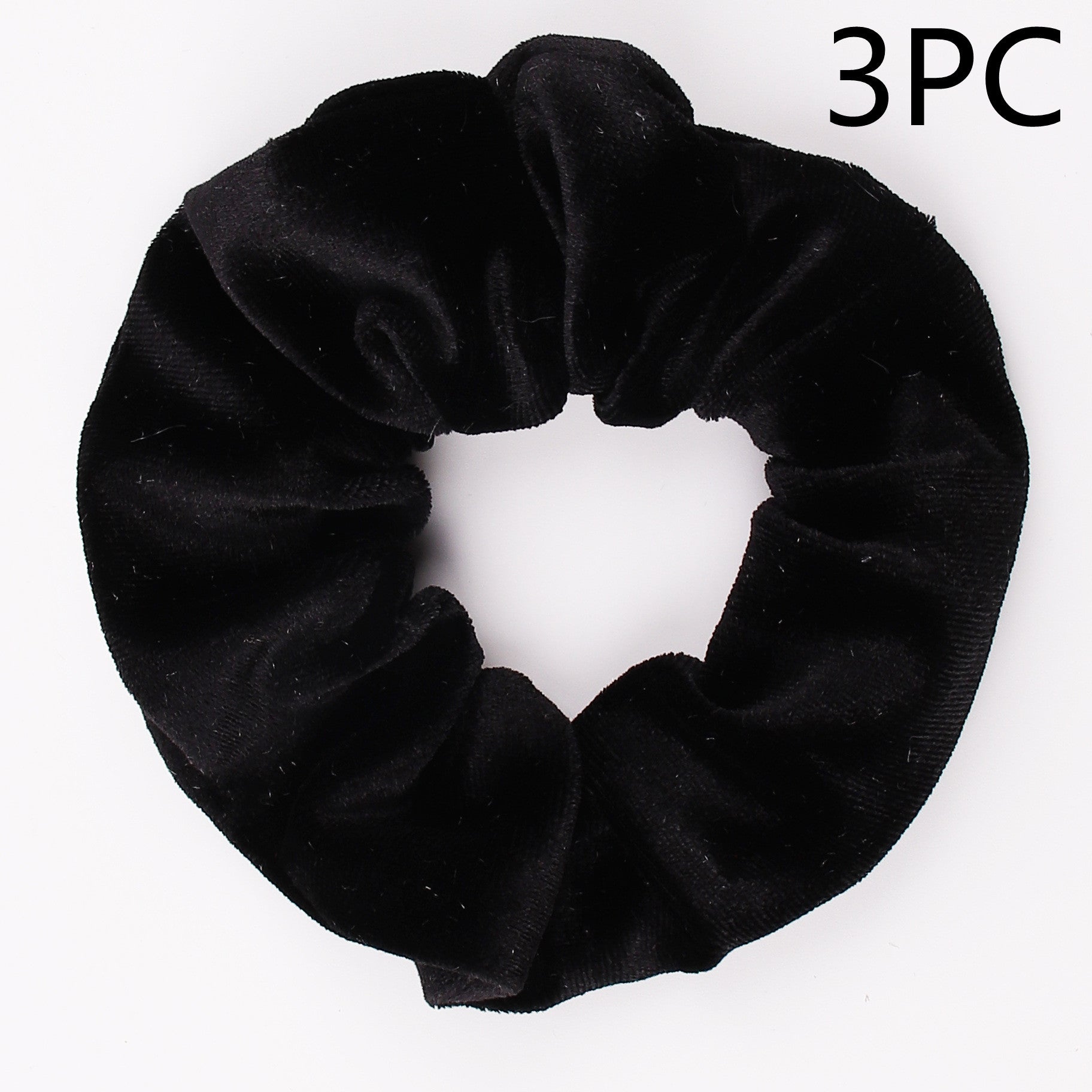 Fashion New Velvet Tencel Pocket wallet Hair Scrunchies Retro Zipper Large Intestine Elastic Hair Band