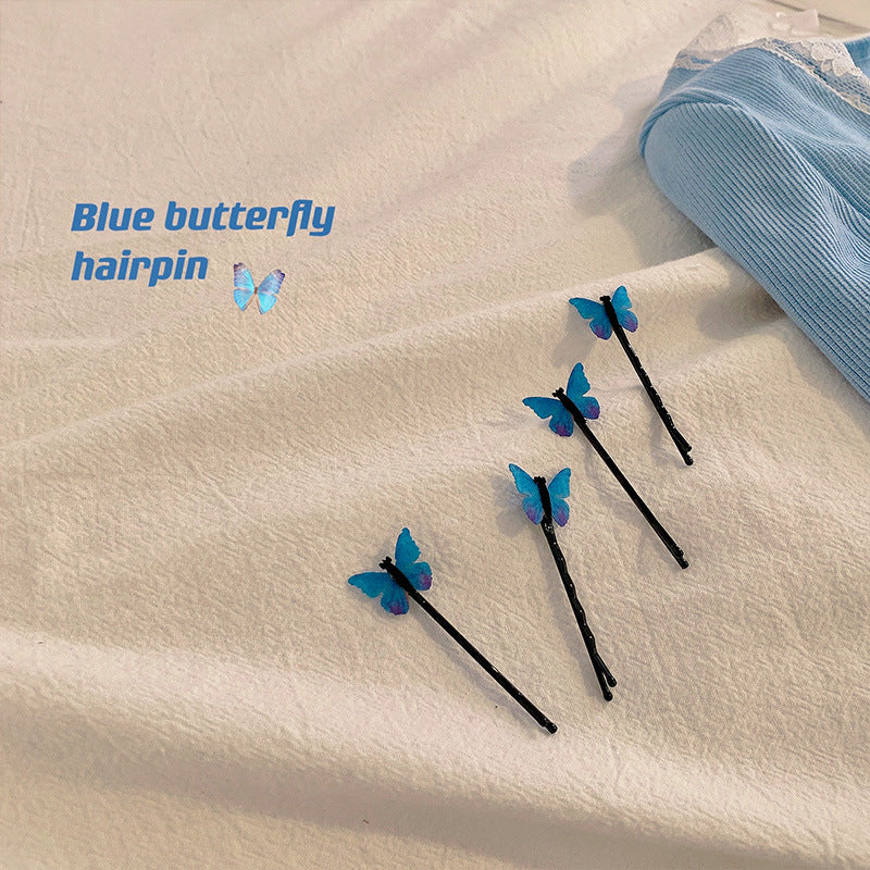Girl Butterfly Super Fairy Forest Bang Clip Hair Accessories Sweet All-matching