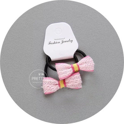 Cute Cartoon Headdress Flower Rubber Band Non-stick Hair Ring