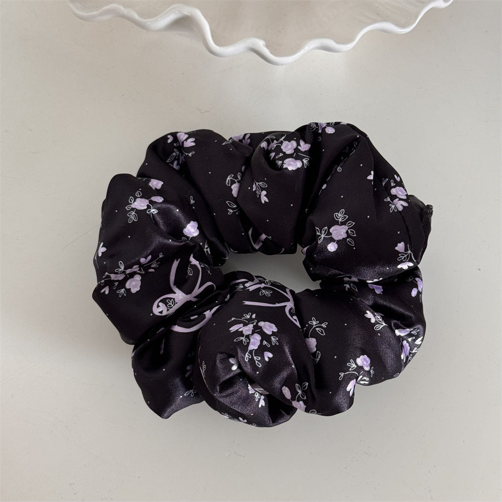 Floral Pillow Hair Ring High Elasticity