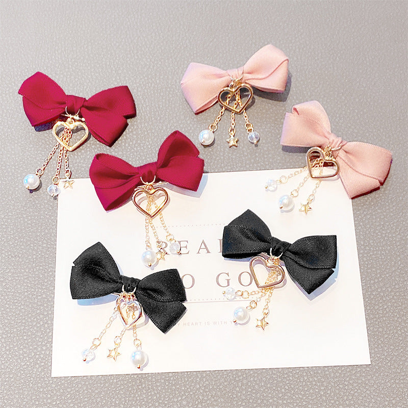New Children's Antique Tassel Small Pendant Barrettes