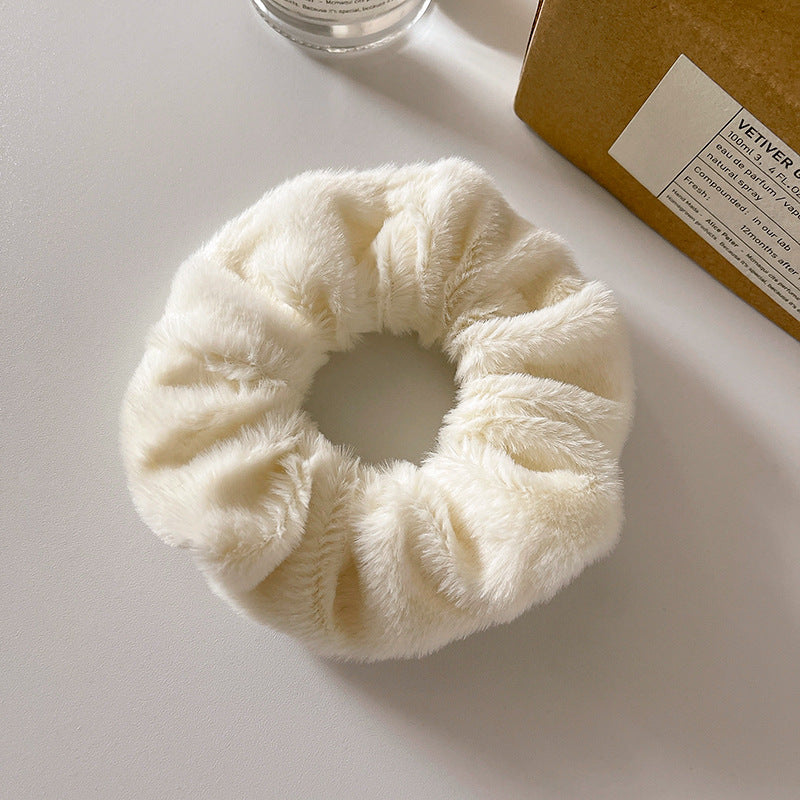 Cute Plush Intestine Hair Ring  Scrunchies  Girls' Hair Accessories