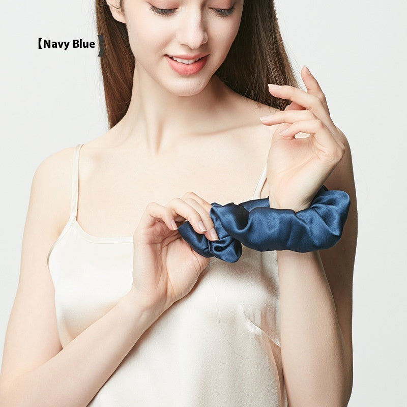 19 M Silk Large Intestine Hair Ring High-grade Headdress Flower 5cm