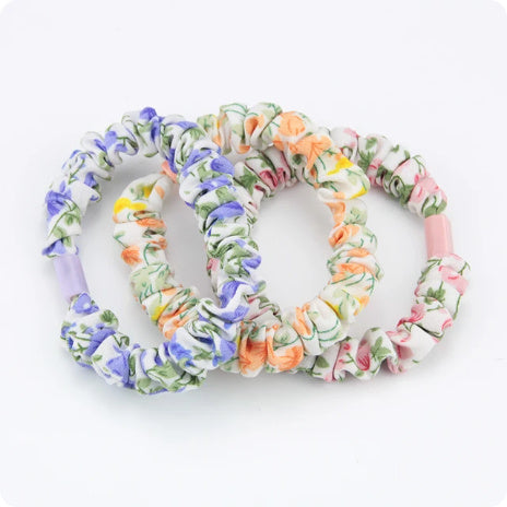 Korean Floral Children's Cute Hair String Rubber Band Hair Ring
