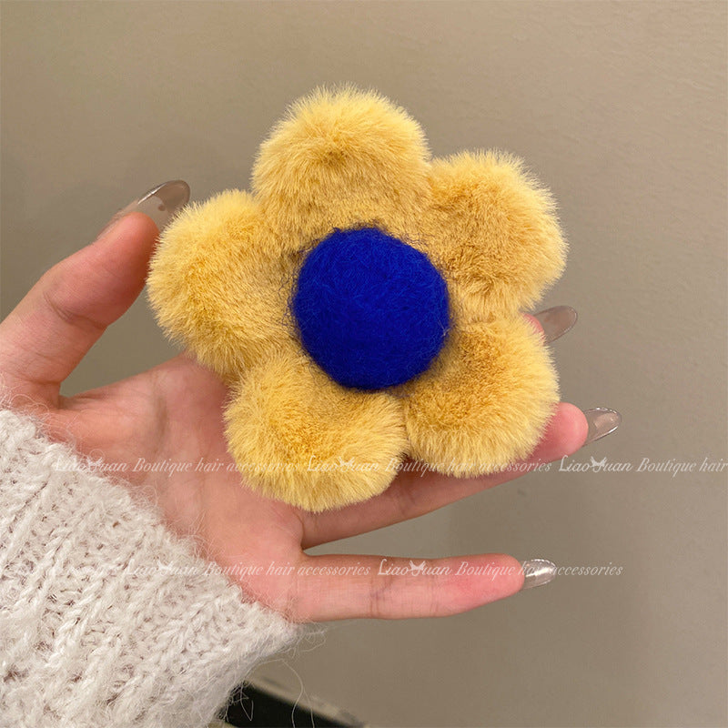Best Plush Barrettes Women's High Sense