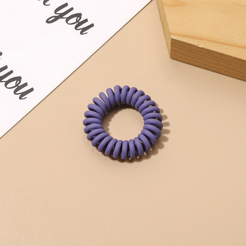 Cute Girl Hair-binding Highly Elastic Hair Rope Simple All-match Small Size Phone Line Hair Ring