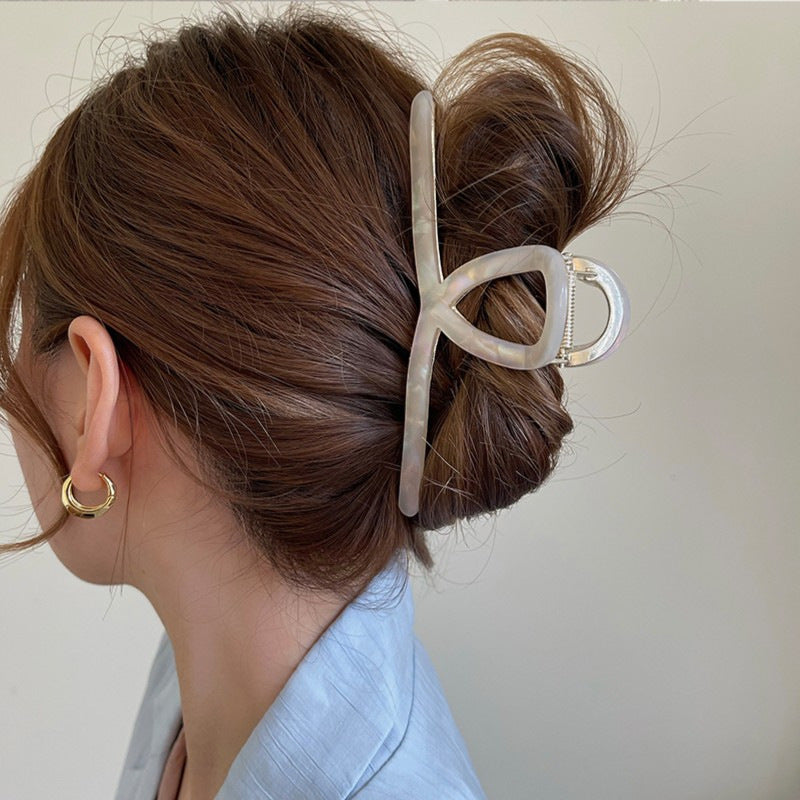 Best Retro French Simple Hair Clip Women