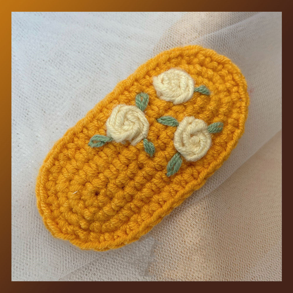Fashion Braided Yarn Three-dimensional Hair Clip