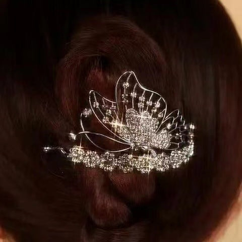 Women's Fashion Simple Butterfly Shape Twist Barrettes