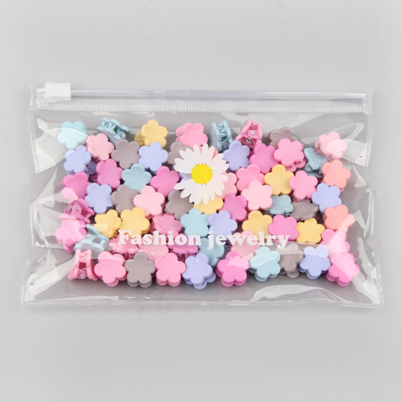 Children's Cartoon Small Hair Clip Mini Cute Frosted Clip Colorful Hairpin Does Not Hurt Hair Clip Small Jaw Clip