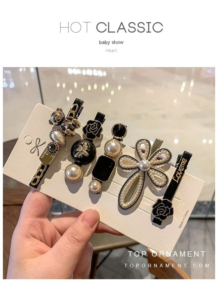 Classic Style Headdress Fringe Clip Side Barrettes