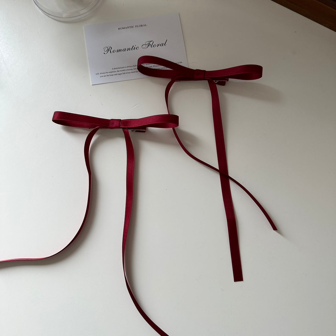 Bow Hair Clip Streamer Headpiece