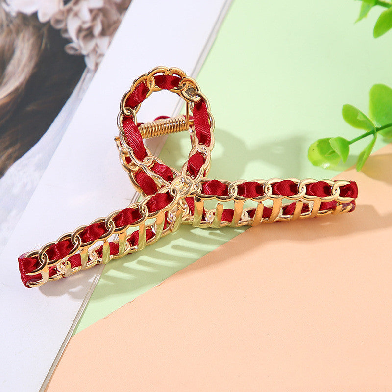 Winding Gripping Geometric Fashion Women's Coiled Shark Hair Clip