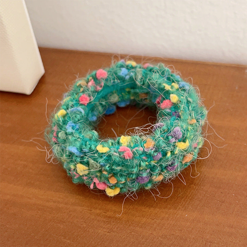 Cute Plush Intestine Hair Ring  Scrunchies  Girls' Hair Accessories