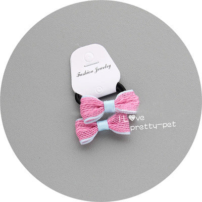 Cute Cartoon Headdress Flower Rubber Band Non-stick Hair Ring