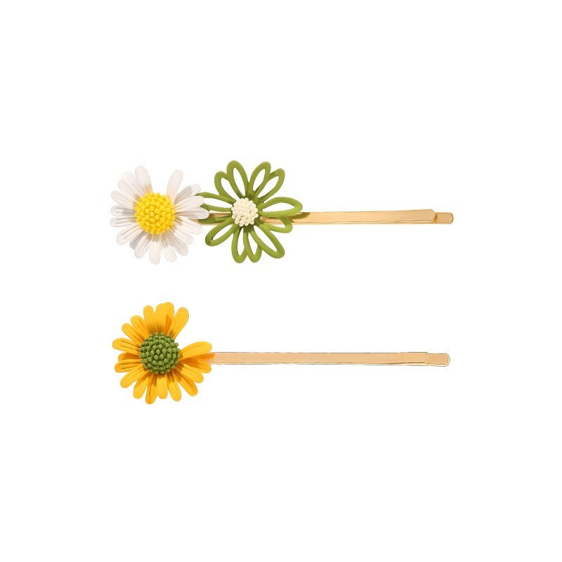 Best Chrysanthemum Flower Barrettes Side Broken Hair Clip