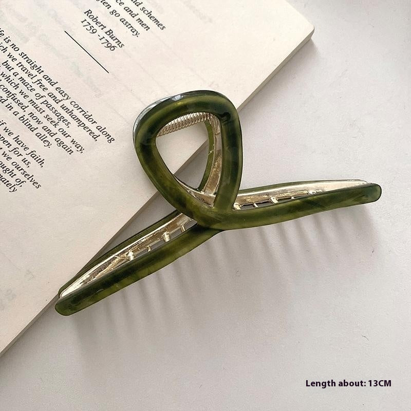 Best Retro French Simple Hair Clip Women