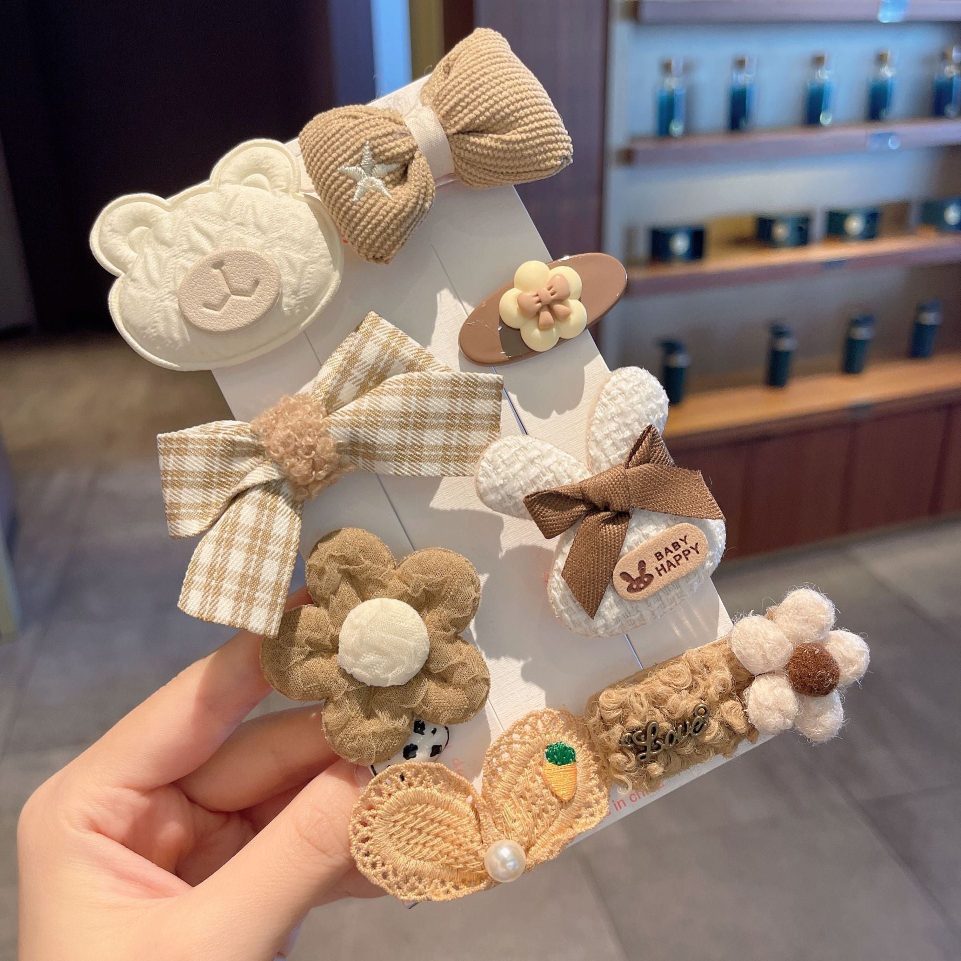 New Plush Cute Sweet Children Barrettes