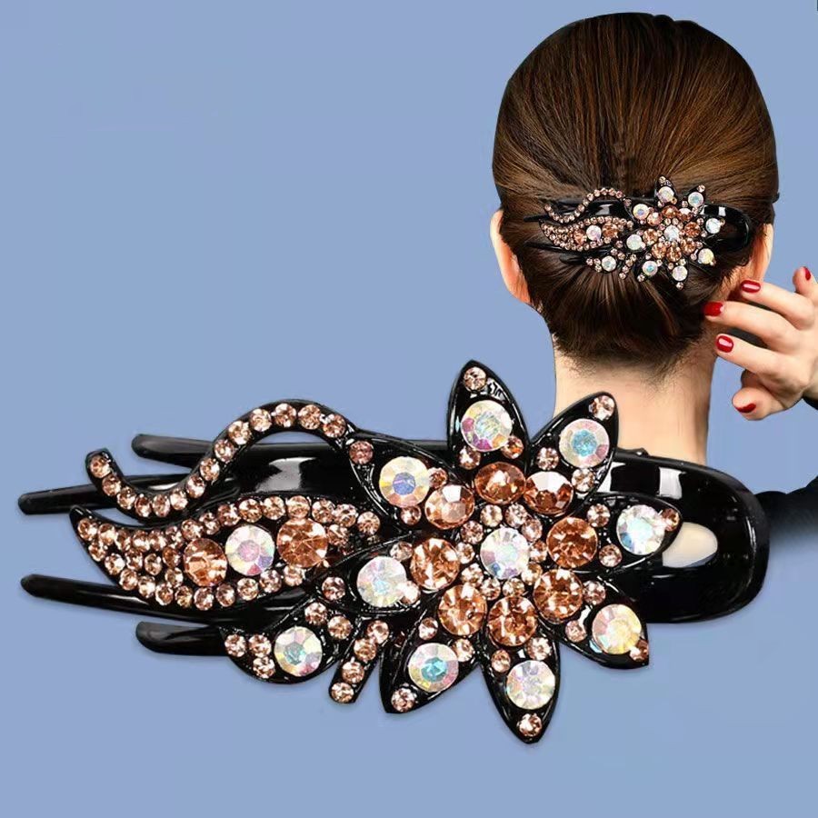 Elegant Three Tooth Clip Curly Hair