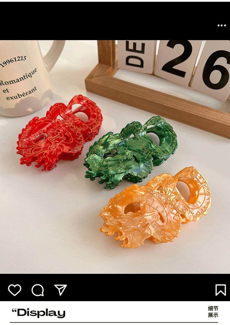 Barrettes New Chinese Style Niche Temperament Acetate Hairpin Barrettes
