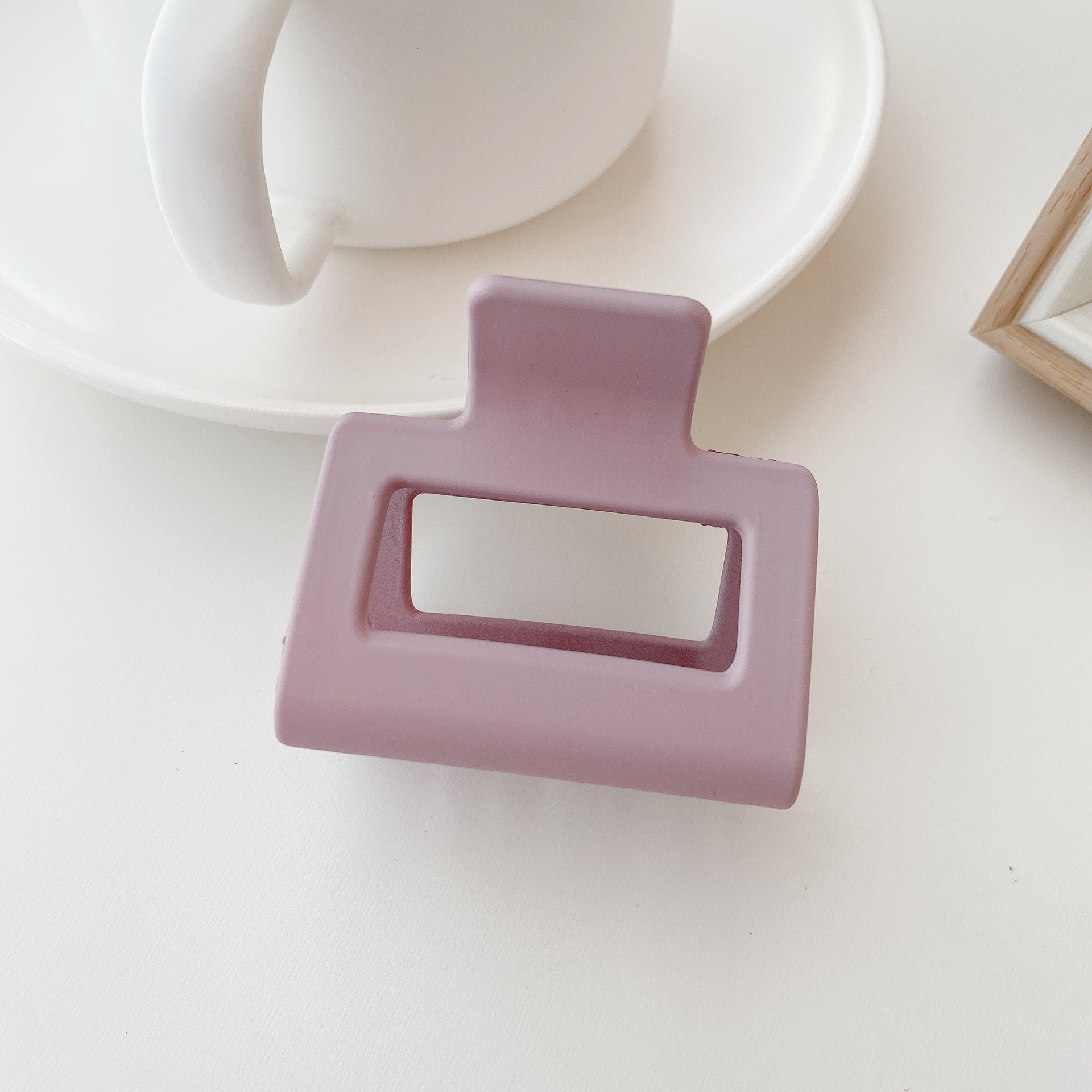 Hair Accessories Girl Hair Clip Frosted Style 5cm Square