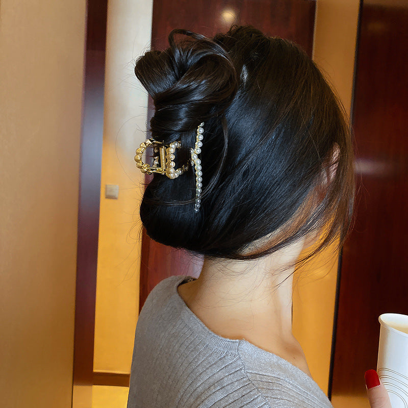 Best Shark Clip Korean Elegant Temperament Hair Catch Headdress