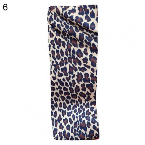 Printed Bow  Ring Rope Wire Fixed Hair Band