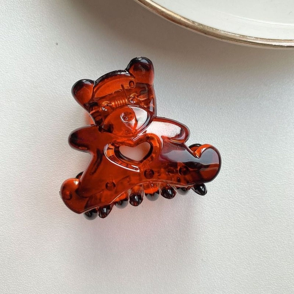 New Retro Love Bear Hair Clip Accessories