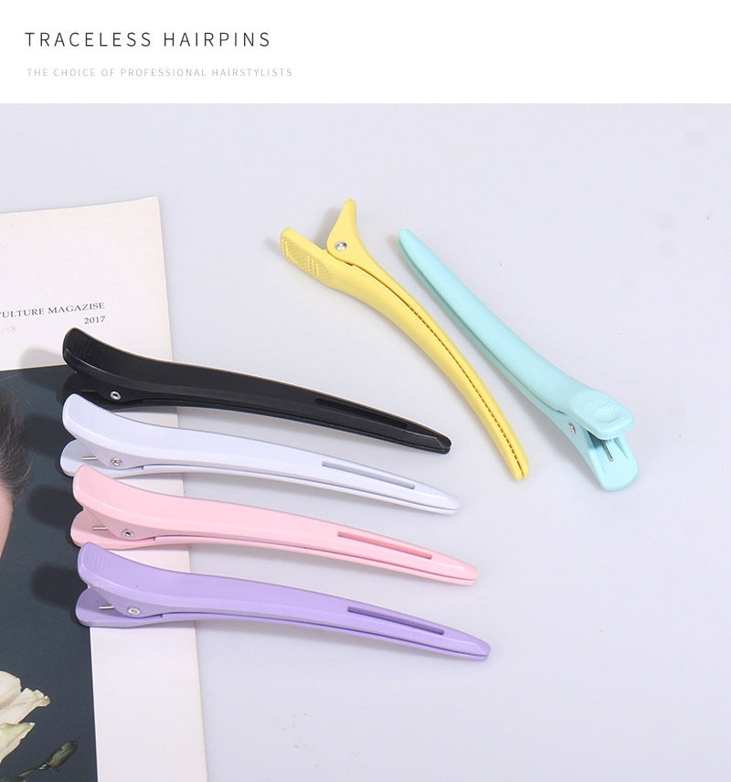 Clip Hairdressing Long Beak Clip Duck Barber Shop Hot Dyeing Partition Positioning Hair Cutting