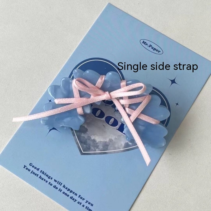Ballet Ribbon Bow Manual Barrettes