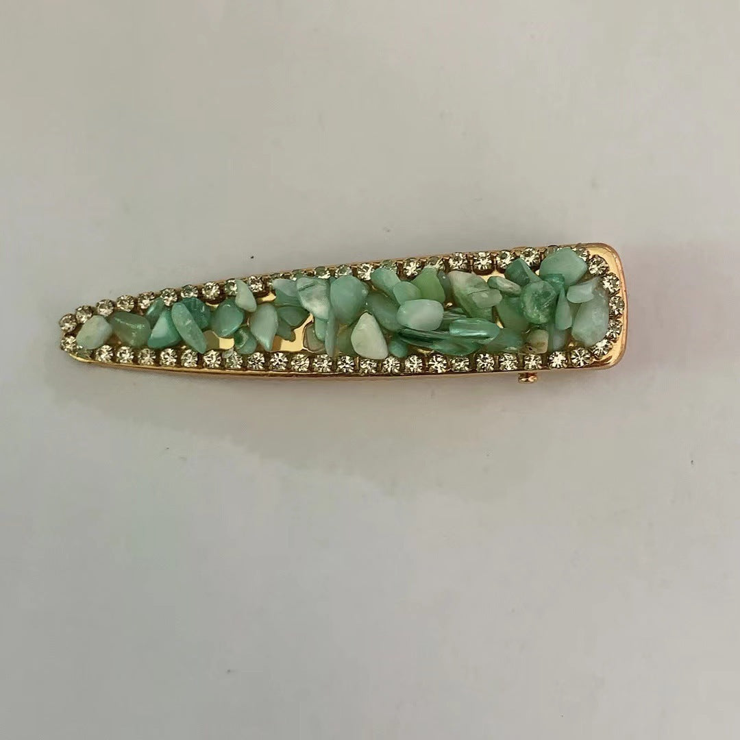 Rhinestone Barrettes Girl Side Clip And Barrettes Side Bangs Clip Top Clip Hairpin