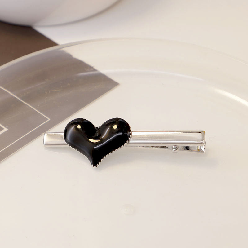 Oil Dripping Love Star Barrettes Bangs Side