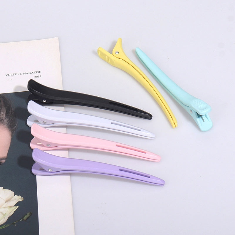 Clip Hairdressing Long Beak Clip Duck Barber Shop Hot Dyeing Partition Positioning Hair Cutting