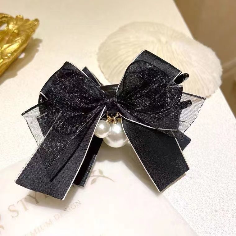 Bow Barrettes High-grade Large Back Head