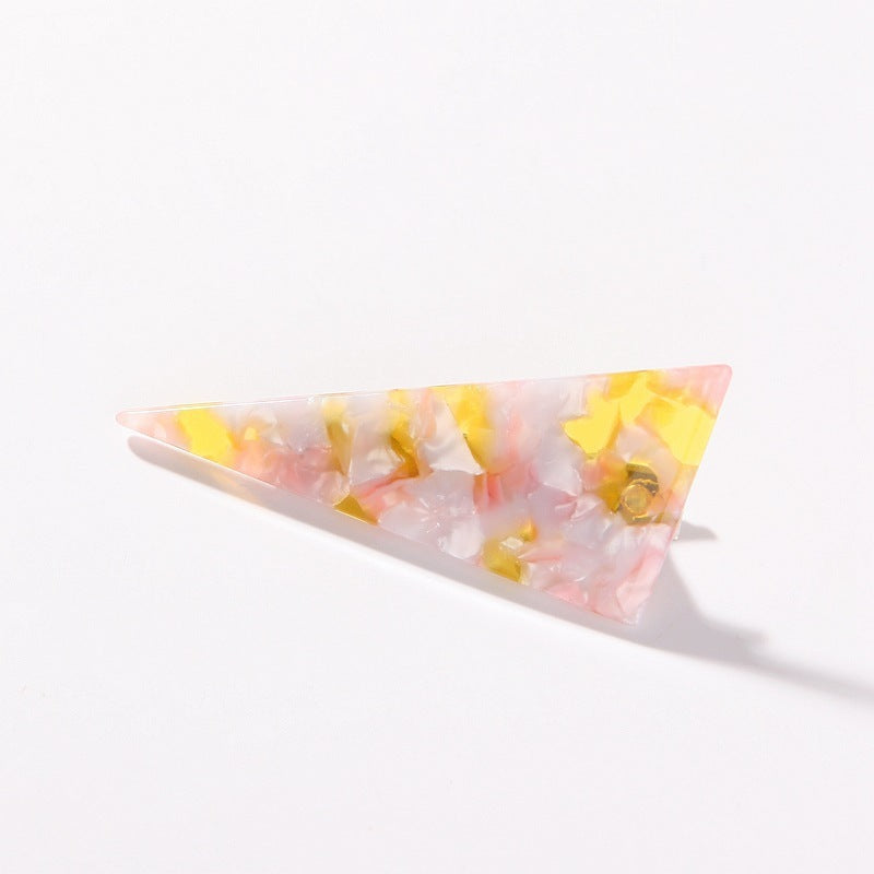 Fashion Personality New Acetate Marble Hair Clip