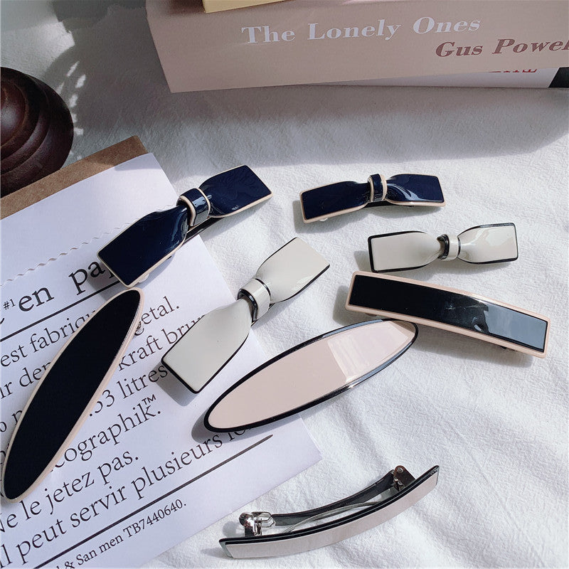 Gentle Graceful Bow French Retro Barrettes