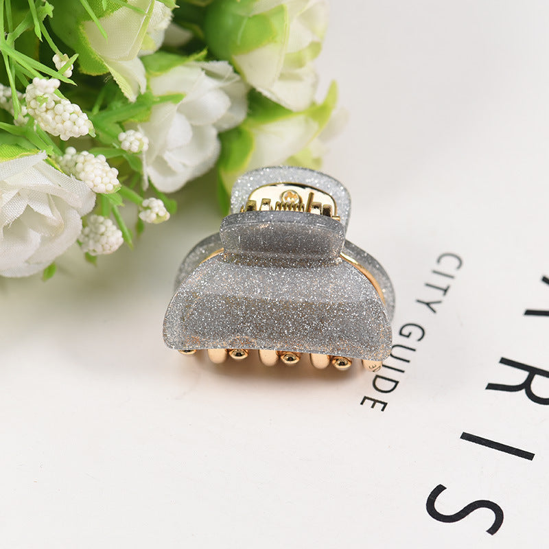 Fashion Small Size Acrylic Barrettes Ponytail Hairpin