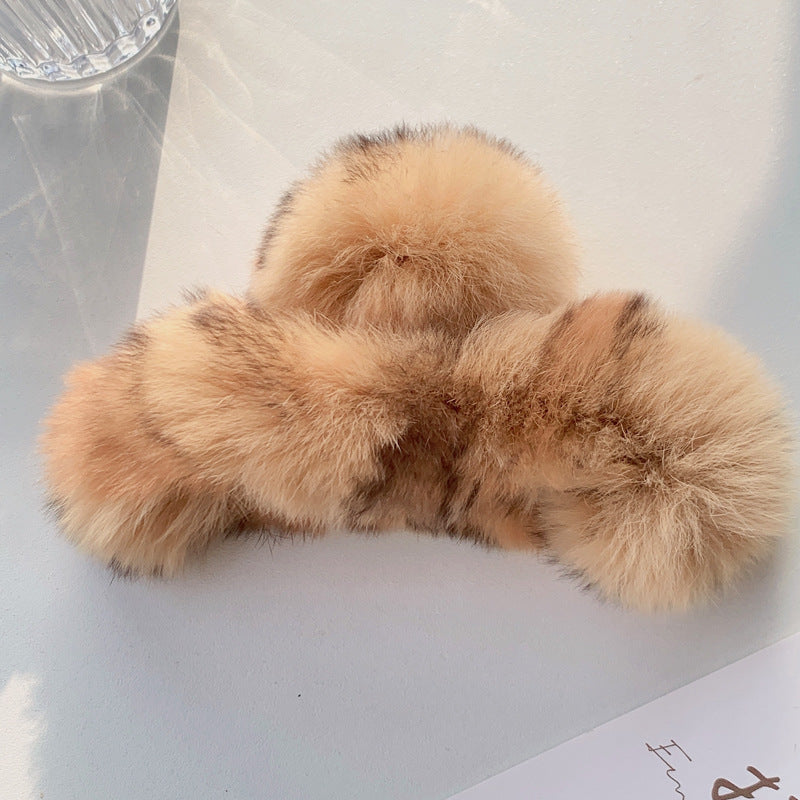 Best Korea Real Otter Hair Hair Clip Female